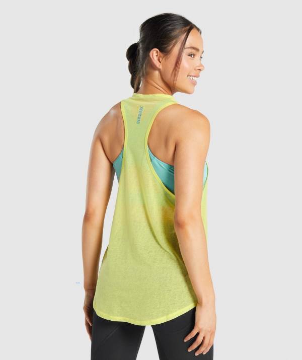 Damske Tielko Gymshark Pulse Lightweight Žlté | BO9084231